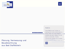 Tablet Screenshot of planungsbuero-kellner.de